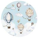 Wallsticker Rundt Oliver Robins - Balloon Bonanza