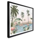 Póster Kikki Belle - Flamingo Oasis
