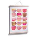 Frederiksson Plakat - Pink Coffee Cups