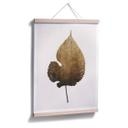 Póster Kubistika - Hoja de oro