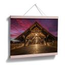 Póster Huber - Viejo puente de madera