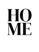 Poster à personnaliser Home