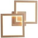 Wand- und Deckenleuchte Irina, gold, 44,5 x 28,5 cm, Innenleuchte
