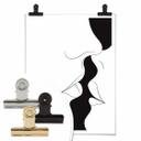 Póster de Creadores Nórdicos - Beso blanco
