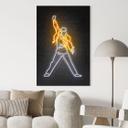Billede af Freddy Mercury - Mielu – print på aluminium (Alu-Dibond)