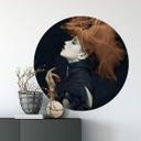 Wallsticker - Yogasara - Imperious Lady - Rund
