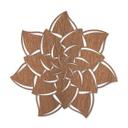 Madera Artística Caoba - Mandala Flor 02
