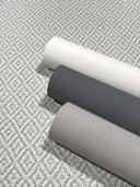 grafisk tapet, non-woven tapet Flora grå