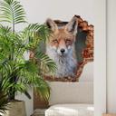 3D Wallsticker van Duijn - Portræt af en ræv