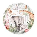 Póster Animales africanos en la selva - Kvilis - Redondo