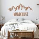 Décoration en bois placage acajou Wanderlust