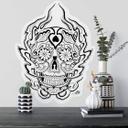 Sticker mural - Miami Ink - Masque des morts mexicain 1