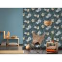 Livingwalls Vliestapete Metropolitan Stories blau,