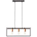 Pendelleuchte Amber, braun, 85,5 x 60 cm, Metall Pendellampe