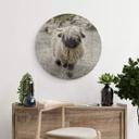 Tableau sur verre Landolt - Excursion en montagne - Rond