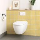 Azulejos Adhesivos Boho - círculos sol amarillo - lote de 12