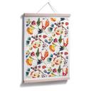 Póster Blanz - Flores y pájaros
