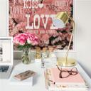 Muurprints Bloemenhart