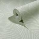 Papel pintado no tejido hojas naturaleza floral mate en verde