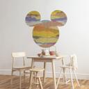 Selvklæbende tapet - Mickey Head - 125 x 125 cm