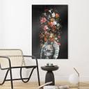 Akrylbillede Astronaut med blomsterarrangement - Nicebleed