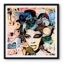 Póster Zamart - Homenaje a Miró - La Llamada - Cuadrado