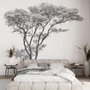 Fototapete Minimalistischer Baum in ruhiger Landschaft - Flour