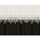 Fototapet - Frederiksson - Black & Grey Hexagons
