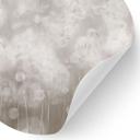 Bloemen Muursticker paardenbloem droom in beige - Ms Tiff - Rond