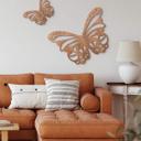 Arte en madera de caoba - Mariposa
