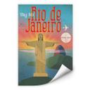 Zelfklevende Poster Pan Am – Rio de Janeiro