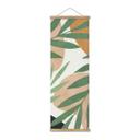 Póster de tela Ramas abstractas de aspecto tropical - Costa - Panorama