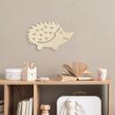 Decoración de madera erizo - álamo