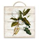 Cuadro de madera Ehret - Magnolia - 40x41,5 cm