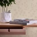 Papel pintado Hojas beige - Papel pintado tejido-no tejido floral salón