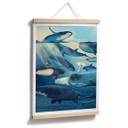 Póster Marrón - Ballenas
