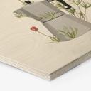 Hexagone - Bois Frida Floral Studio - Moka Floral 