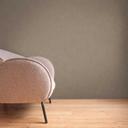 Tekstureret tapet i linnedlook brun - subtilt Ikke-vævet tapet moderne og elegant