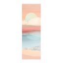 Póster de tela SpaceFrog Designs - Luna color menta - Panorama