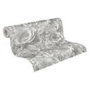 A.S. Creation blomstret tapet i grå og hvidt non-woven tapet moderne stil i 3D