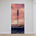 Autocollant de porte FC Hansa Rostock - Flûtlichtmast - 91x200 cm