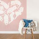 Fototapet Loske - Cat Heart