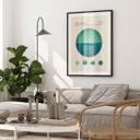 Póster Bauhaus Mavi Daire - Tunaboylu