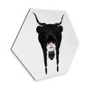 Hexagone - Tableau sur alu-Dibond Ireland - Bear Warrior
