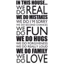 In this house...