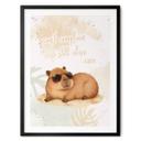 Plakat Cool Capybara - siger stadig i live