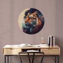 Væg cirkel træ Heine - Starry Tiger