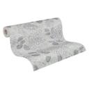Papel pintado Floral Gris Plata - Papel pintado no tejido A.S. Création
