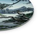 Glasbillede - Fyrreskov i Huang Shan-bjergene - NingYun Ye - Round