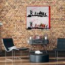Canvasbillede, Banksy pisken